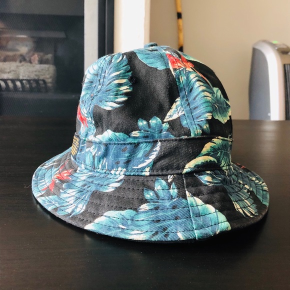 Deep Floral Bucket Hat 